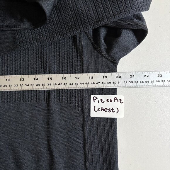 Lululemon Engineered Warmth Crew Wool Blend Long Sleeve Shirt - Men's Size M - Picture 5 of 6